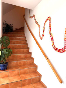 Treppenaufgang Ferienwohnung 4